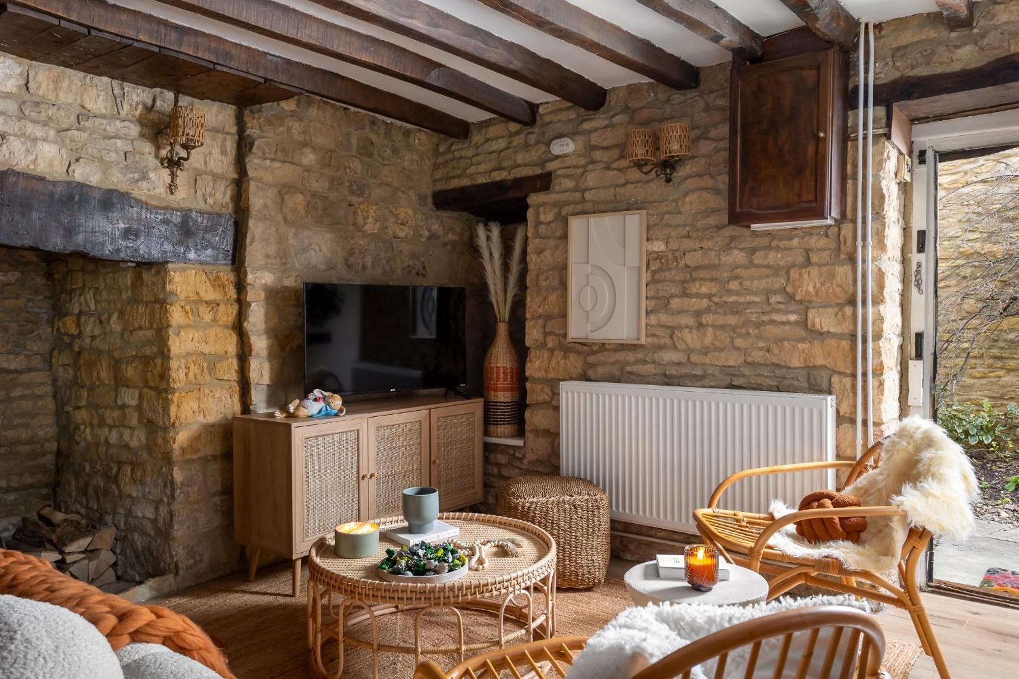 Bourton Scandi Chic Authentic Cottage Bagian luar foto