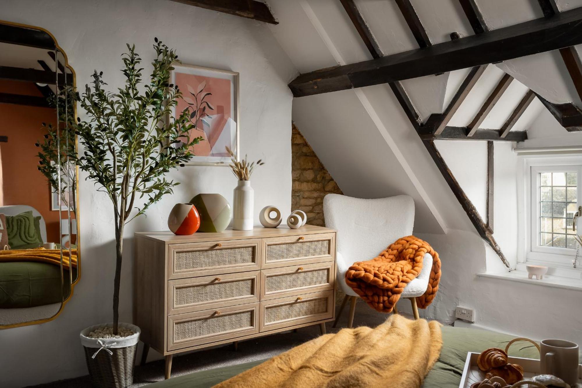 Bourton Scandi Chic Authentic Cottage Bagian luar foto