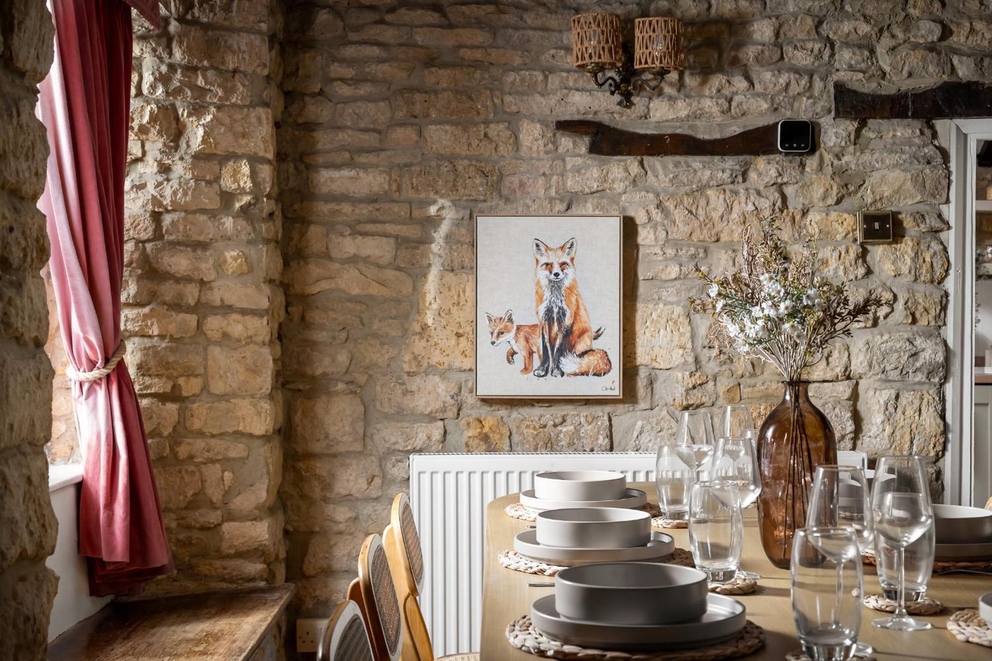 Bourton Scandi Chic Authentic Cottage Bagian luar foto