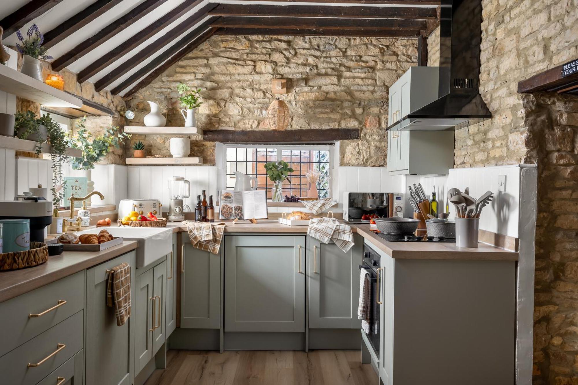 Bourton Scandi Chic Authentic Cottage Bagian luar foto