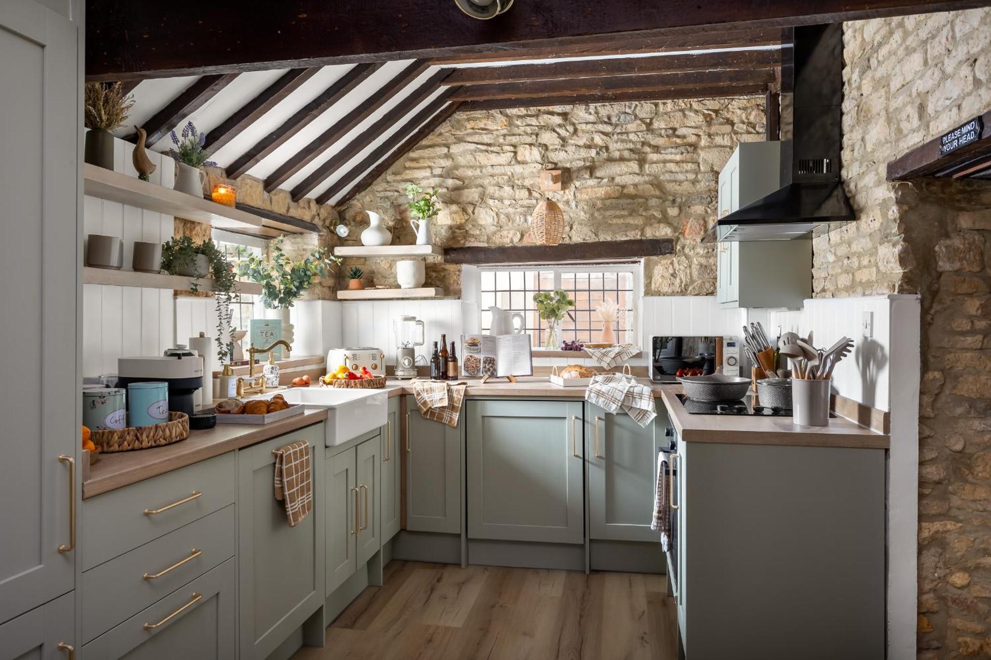 Bourton Scandi Chic Authentic Cottage Bagian luar foto