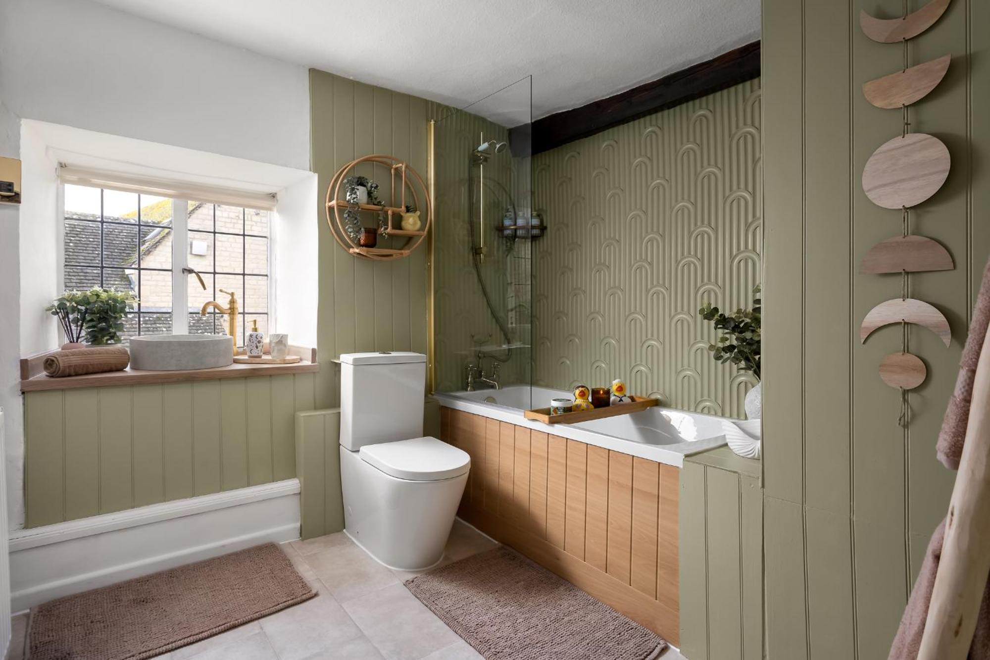 Bourton Scandi Chic Authentic Cottage Bagian luar foto